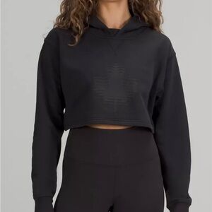 Lululemon Team Canada All Yours Cropped Hoodie CPC Logo, TEAM CANADA, Black